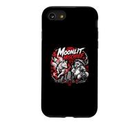 Moonlit Mischief Kitsune Tanuki Japonais Yokai Coque pour iPhone SE (2020) / 7/8