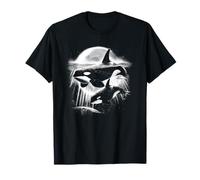Moonlit Orcas - Océan Pacifique Nord-Ouest Observation des Baleines T-Shirt