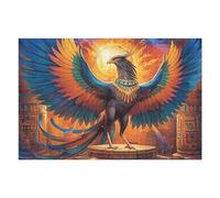 Moonlit Phénix doré Ciel étoilé 1000 Pieces Casse tête Expert Confirmé en Carton Épais Rigide Animal Animal de Compagnie Très Difficile Niveau Expert Motif Complexe Cadeau Anniversaire Premium 1000 P