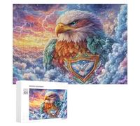 Moonlit Phoenix avec Collier en Cristal Puzzle 300 Pièces pour Famille Soirée Puzzle Résolution De Problèmes Cadeau pour Cohésion 300 PCS