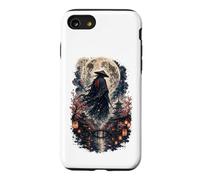 Moonlit Ronin Wanderer Samouraï Japonais Fleurs de Cerisier Japon Coque pour iPhone SE (2020) / 7/8