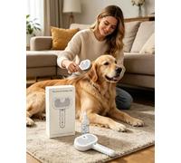 Moonlitcat Hair Brush Spray Self Cleaning Comb Type C rechargeable