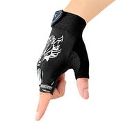 Moonlove Gants Vélo Enfant Gants Sport Enfant Gants Moto Mitaine Gant Musculation Gants de Fitness Gants Antidérapant Antichoc Gants de Demi -Doigt pour VTT Halterophilie Gym