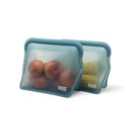 Moonmoon Lot de 2 sacs alimentaires en silicone | Sacs de congélation réutilisables | Sans BPA pour la cuisson par lots et la préparation des repas | Passe au lave-vaisselle et au micro-ondes | 1500