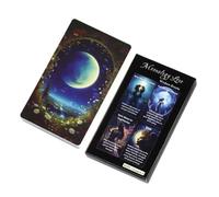 Moonology Cartes de tarot - Divination spirituelle portable - Cartes d'oracles avec significations - Pour la conduite de l'amour, la recherche de la vérité, la croissance personnelle, l'utilisation