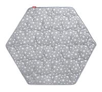 Moonsea Tapis de jeu hexagonal pour bébé - Convient pour les parcs de jeu Regalo et les parcs portables Hiccapop PlayPod, 6 panneaux, matelas antidérapant pour enfants
