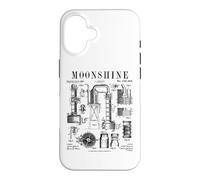 Moonshine Alcohol Still Vintage Sour Mash Verni Moonshiner Coque pour iPhone 16