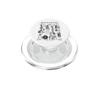 Moonshine Alcohol Still Vintage Sour Mash Verni Moonshiner PopSockets PopGrip pour MagSafe