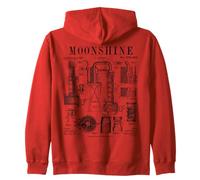 Moonshine Alcohol Still Vintage Sour Mash Verni Moonshiner Sweat à Capuche