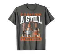 Moonshine Funny Moonshiner Redneck Si ça ne Vient Pas d'un alambic T-Shirt