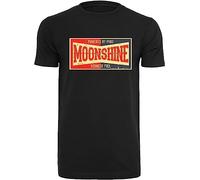 Moonshine T-Shirt Fun Whisky Black Burner Oldschool USA Cult Fanshirt Slogan Black Manches Courtes(X-Large)