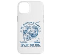 Moonstone Beach Surf Girl Pacific Ocean Planche de surf pour homme Coque pour iPhone 14 Plus