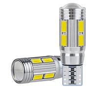 moonsun 2 PièCes W5W T10 12 V 6000 K 5630 10 SMD Voiture LED Ampoule Canbus Plaque D'Immatriculation Coin CôTé Tourner Singal LumièRe Super Brillant Blanc