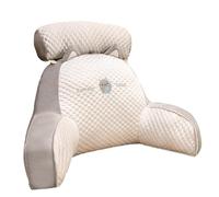 Moonyan Lecture avec Accoudoirs - Lecture avec Traversin Amovible - Repose-Dos 2 en 1 pour S'asseoir dans Le Lit | Confort Et Ergonomie Coussin Cale Dos Canapé