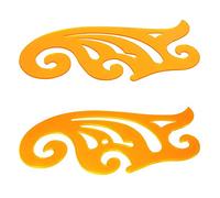 MoonyLI Gabarits de Dessins Coffrage de bâtiment Accessoires de Courbe française Dessin de Dessin Outil de Mesure Règle de Courbe Gabarits de Mesure Transparents Dessins géométriques Pochoirs