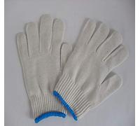 MoonyLI Gants de Travail - Blanc Factory Industry Protect - Gants de Travail en Coton tricoté - Gant Lavable avec Poignet en Tricot élastique. Gants en Polyester De Coton.12Pack
