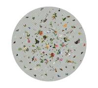 MOOOI CARPETS tapis GARDEN OF EDEN ROUND Signature collection (Gris clair Ø 250 cm - Polyamide à poils bas)