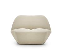 MOOOI fauteuil KISSS LOUNGE CHAIR (224 - Tissu Kvadrat Divina 3)