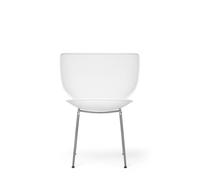 Moooi Hana Chaise De Salle À Manger Blanc/Chrome