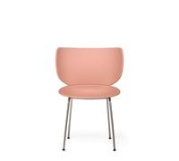 Moooi Hana Chaise De Salle À Manger Dusty Pink/Chrome