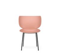Moooi Hana Chaise De Salle À Manger Dusty Pink/Noir