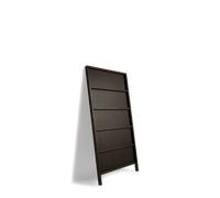 Moooi Oblique Petite Étagère Murale Chêne Teinté Wengé