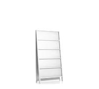 Moooi Oblique Petite Etagère Murale Hêtre Laqué Blanc