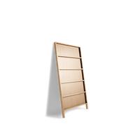 Moooi Oblique Petite Étagère Murale Lavabo Blanc Chêne Teinté