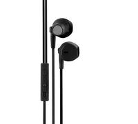 Mooov Écouteurs intra-auriculaires 493166 – Micro intégré, prise jack 1,2m, appel/volume – Noir