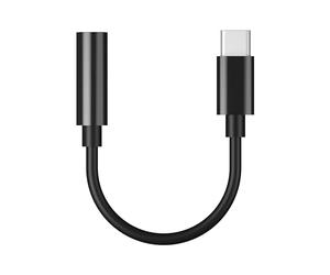 Mooov 640065 Adaptateur USB-C mâle/Jack 3,5 mm fem. 0,13 m - Noir