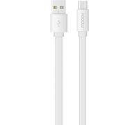 Mooov 732059 Câble Usb-A/Usb-C Plat Data Et Charge Blanc 2 M[Z2107]