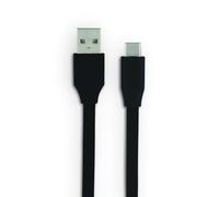 mooov 732093 Câble USB-C/USB-A Plat 3 M - Noir