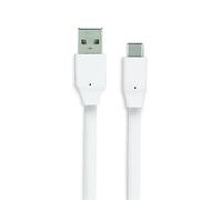 mooov 732094 Câble USB-C/USB-A Plat 3 M - Blanc