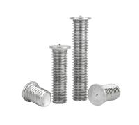 MOOPW Acier inoxydable 304 Boulons à souder Résistance Insert Goujons pour soudage par points Projection Goujons soudés Fixations M3 x 5mm 100 Pcs