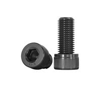 MOOPW Classe 12.9 Acier allié Hexagonal interne Tête cylindrique Boulons Tête de tasse Vis Haute résistance Boulons de machines Fixations M2.5 x 6mm 50 pcs