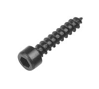 MOOPW Conférencier Vis autotaraudeuses - Niveau 8.8 Acier au carbone Tête cylindrique Trompette Capuchon de douille Vis à bois M3 M4 M5 M6