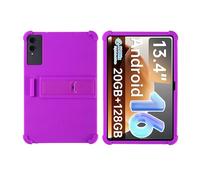 MOOPW Coque pour TABWEE T60 Pro Tablette 13.4 Pouce Libération 2025 Souple Silicone Antichoc Support Coque Caoutchouc Adaptée aux Enfants Protection Housse Etuis