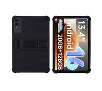 MOOPW Coque pour TABWEE T60 Pro Tablette 13.4 Pouce Libération 2025 Souple Silicone Antichoc Support Coque Caoutchouc Adaptée aux Enfants Protection Housse Etuis