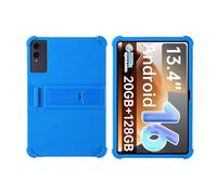 MOOPW Coque pour TABWEE T60 Pro Tablette 13.4 Pouce Libération 2025 Souple Silicone Antichoc Support Coque Caoutchouc Adaptée aux Enfants Protection Housse Etuis