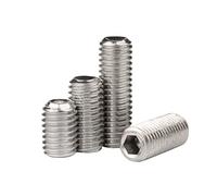 MOOPW Douille Hexagonale Vis de pression - M3.5 x 8mm 40 Pièces Point de tasse Hexagone Vis sans tête Boutons Allen Acier inoxydable 304