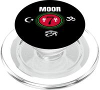 Moor - Dieu Maure américain Corps de mélanine PopSockets PopGrip pour MagSafe
