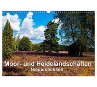 Moor- und Heidelandschaften Niedersachsen (Wandkalender 2026 DIN A3 quer), CALVENDO Monatskalender: Naturpark Lüneburger Heide