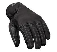 Moore Gants Latitude en cuir de vachette et tissu élastique, isolation thermique, imperméables, protections articulées et paume, réglage du poignet, certifiés EN 13594:2015 Niveau 1 KP (XXL)