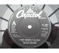 Moore, Melba - Moore, Melba I Can't Believe It 7" Capitol CL381 EX 1985