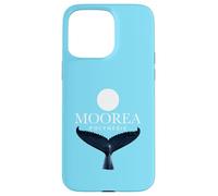 Moorea Polynesie Coucher de Soleil Queue de Baleine Coque pour iPhone 15 Pro Max