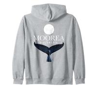 Moorea Polynesie Coucher de Soleil Queue de Baleine Sweat à Capuche