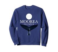 Moorea Polynesie Coucher de Soleil Queue de Baleine Sweatshirt