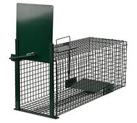 Moorland Piège de Capture - Cage - pour Animaux : Lapin, Rat - Simple à Utiliser - infaillible - 60x23x23cm - avec Une entrée 5001