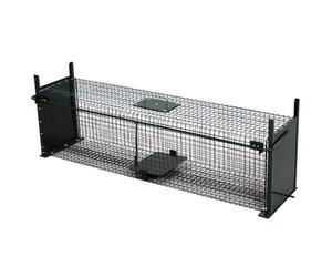 Moorland Piège de Capture - Cage -XL - pour Petits Animaux : Lapins, Chats, martres, fouines - 100x25x25cm - Deux entrées - 5007