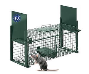 Moorland piège Rats Stable Cage Trappe piège Vivant réutilisable Animaux